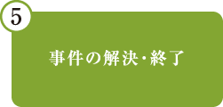 事件の解決・終了